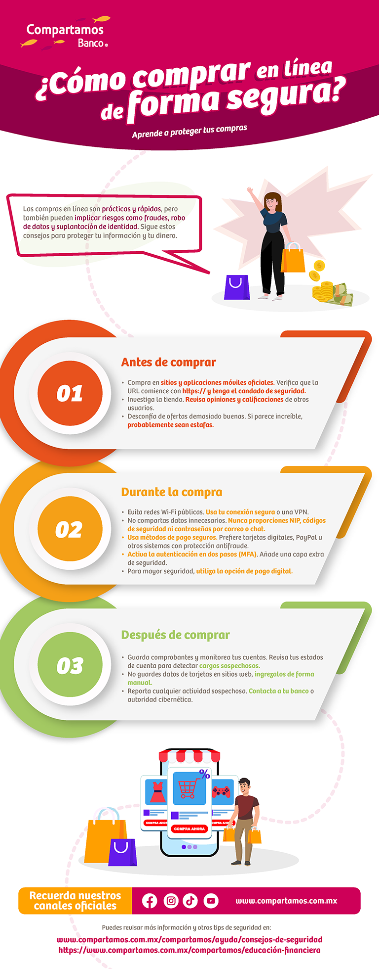 Comprar de manera segura